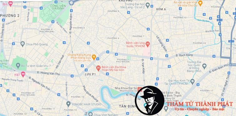 xác định vị trí người khác